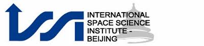 Blue and white logo for the issi Beijing